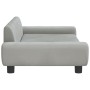 Hellgraues Samt-Kinder-Sofa 100x54x33 cm von vidaXL, Baby- und Kleinkindmöbel - Ref: Foro24-3196380, Preis: 111,14 €, Rabatt: %