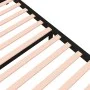 Black solid wood bed frame 120x190 cm by vidaXL, Beds and slatted bases - Ref: Foro24-814923, Price: 123,81 €, Discount: %