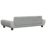 Hellgraues Samt-Kinder-Sofa 100x54x33 cm von vidaXL, Baby- und Kleinkindmöbel - Ref: Foro24-3196380, Preis: 111,14 €, Rabatt: %