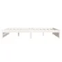 White solid wood bed frame 160x200 cm by vidaXL, Beds and slatted bases - Ref: Foro24-814960, Price: 132,25 €, Discount: %