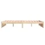 Solid wood bed frame 140x190 cm by vidaXL, Beds and slatted bases - Ref: Foro24-814929, Price: 115,25 €, Discount: %