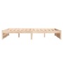 Solid wood double bed frame 135x190 cm by vidaXL, Beds and slatted bases - Ref: Foro24-814924, Price: 121,58 €, Discount: %