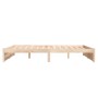 Estructura de cama de madera maciza 160x200 cm de vidaXL, Camas y somieres - Ref: Foro24-814959, Precio: 132,97 €, Descuento: %