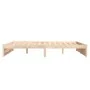 Estructura de cama de madera maciza 160x200 cm de vidaXL, Camas y somieres - Ref: Foro24-814959, Precio: 131,08 €, Descuento: %