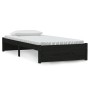 Estructura de cama individual madera maciza negra 90x190 cm de vidaXL, Camas y somieres - Ref: Foro24-814918, Precio: 110,04 ...