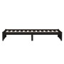 Estructura de cama individual madera maciza negra 90x190 cm de vidaXL, Camas y somieres - Ref: Foro24-814918, Precio: 110,04 ...
