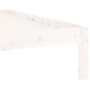 Solid white pine wood bed frame 120x200 cm by vidaXL, Beds and slatted bases - Ref: Foro24-810361, Price: 102,69 €, Discount: %
