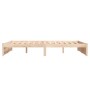 Solid wood bed frame 140x200 cm by vidaXL, Beds and slatted bases - Ref: Foro24-814949, Price: 118,02 €, Discount: %