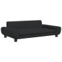 Black velvet children's sofa 100x54x33 cm by vidaXL, Baby and Toddler Furniture - Ref: Foro24-3196383, Price: 106,52 €, Disco...