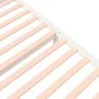 Estructura de cama de madera maciza blanca 135x190 cm de vidaXL, Camas y somieres - Ref: Foro24-814925, Precio: 123,46 €, Des...