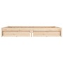 Bed frame with drawers 140x190 cm by vidaXL, Beds and slatted bases - Ref: Foro24-3103503, Price: 200,58 €, Discount: %