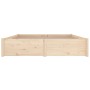 Bed frame with drawers 140x190 cm by vidaXL, Beds and slatted bases - Ref: Foro24-3103503, Price: 200,58 €, Discount: %