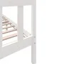 Estructura de cama de madera maciza de pino blanco 160x200 cm de vidaXL, Camas y somieres - Ref: Foro24-3101359, Precio: 155,...