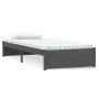 Gray solid wood single bed frame 75x190 cm by vidaXL, Beds and slatted bases - Ref: Foro24-814911, Price: 71,09 €, Discount: %