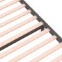 Gray solid wood single bed frame 75x190 cm by vidaXL, Beds and slatted bases - Ref: Foro24-814911, Price: 71,09 €, Discount: %