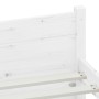 Weißer Massivholzbettrahmen Super King 180x200 cm von vidaXL, Betten und Lattenroste - Ref: Foro24-815060, Preis: 160,31 €, R...