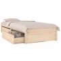 Bed frame with drawers 90x190 cm by vidaXL, Beds and slatted bases - Ref: Foro24-3103458, Price: 160,62 €, Discount: %