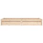 Bed frame with drawers 90x190 cm by vidaXL, Beds and slatted bases - Ref: Foro24-3103458, Price: 160,62 €, Discount: %