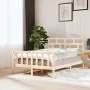 Estructura de cama madera maciza de pino 120x200 cm de vidaXL, Camas y somieres - Ref: Foro24-3101343, Precio: 122,75 €, Desc...