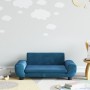 Blaues Samt-Kindersofa 70x45x33 cm von vidaXL, Baby- und Kleinkindmöbel - Ref: Foro24-3196386, Preis: 80,63 €, Rabatt: %