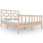 Solid pine wood bed frame 120x200 cm by vidaXL, Beds and slatted bases - Ref: Foro24-3101343, Price: 124,30 €, Discount: %