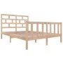 Estructura de cama madera maciza de pino 120x200 cm de vidaXL, Camas y somieres - Ref: Foro24-3101343, Precio: 122,75 €, Desc...