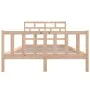 Estructura de cama madera maciza de pino 120x200 cm de vidaXL, Camas y somieres - Ref: Foro24-3101343, Precio: 122,75 €, Desc...