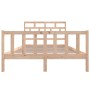 Solid pine wood bed frame 120x200 cm by vidaXL, Beds and slatted bases - Ref: Foro24-3101343, Price: 124,30 €, Discount: %