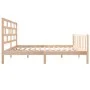 Estructura de cama madera maciza de pino 120x200 cm de vidaXL, Camas y somieres - Ref: Foro24-3101343, Precio: 122,75 €, Desc...