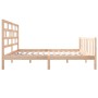 Solid pine wood bed frame 120x200 cm by vidaXL, Beds and slatted bases - Ref: Foro24-3101343, Price: 124,30 €, Discount: %