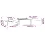 Bed frame with drawers 120x200 cm by vidaXL, Beds and slatted bases - Ref: Foro24-3103508, Price: 194,68 €, Discount: %