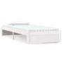 Estructura de cama individual madera maciza blanco 90x190 cm de vidaXL, Camas y somieres - Ref: Foro24-814915, Precio: 98,84 ...