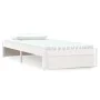 White solid wood single bed frame 90x190 cm by vidaXL, Beds and slatted bases - Ref: Foro24-814915, Price: 97,77 €, Discount: %