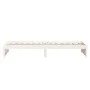 White solid wood single bed frame 90x190 cm by vidaXL, Beds and slatted bases - Ref: Foro24-814915, Price: 97,77 €, Discount: %