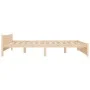 Solid wood bed frame 150x200 cm by vidaXL, Beds and slatted bases - Ref: Foro24-815049, Price: 123,34 €, Discount: %