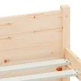 Bettgestell aus Massivholz 150x200 cm von vidaXL, Betten und Lattenroste - Ref: Foro24-815049, Preis: 123,34 €, Rabatt: %