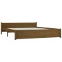 Honigbraunes Massivholzbettgestell 200x200 cm von vidaXL, Betten und Lattenroste - Ref: Foro24-815067, Preis: 199,24 €, Rabat...