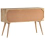 Aparador de madera maciza de mango 118x35x75 cm