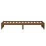 Estructura de cama madera maciza marrón miel 90x190 cm de vidaXL, Camas y somieres - Ref: Foro24-814917, Precio: 110,04 €, De...