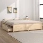 Bed frame with drawers 140x200 cm by vidaXL, Beds and slatted bases - Ref: Foro24-3103513, Price: 210,46 €, Discount: %