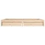 Bed frame with drawers 140x200 cm by vidaXL, Beds and slatted bases - Ref: Foro24-3103513, Price: 210,46 €, Discount: %