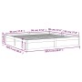 Estructura de cama madera maciza marrón miel 200x200 cm de vidaXL, Camas y somieres - Ref: Foro24-814972, Precio: 185,53 €, D...