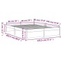 Honey brown solid wood bed frame 140x200 cm by vidaXL, Beds and slatted bases - Ref: Foro24-814952, Price: 149,65 €, Discount: %