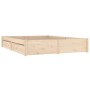 Bed frame with drawers 160x200 cm by vidaXL, Beds and slatted bases - Ref: Foro24-3103523, Price: 227,21 €, Discount: %