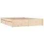 Bed frame with drawers 160x200 cm by vidaXL, Beds and slatted bases - Ref: Foro24-3103523, Price: 224,49 €, Discount: %
