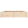 Bed frame with drawers 160x200 cm by vidaXL, Beds and slatted bases - Ref: Foro24-3103523, Price: 227,21 €, Discount: %