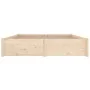 Bed frame with drawers 160x200 cm by vidaXL, Beds and slatted bases - Ref: Foro24-3103523, Price: 224,49 €, Discount: %