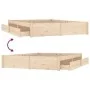 Bed frame with drawers 160x200 cm by vidaXL, Beds and slatted bases - Ref: Foro24-3103523, Price: 224,49 €, Discount: %