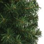 Árbol de Navidad artificial delgado y soporte PVC verde 150 cm