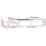 Weißer Bettrahmen mit Schubladen 150x200 cm von vidaXL, Betten und Lattenroste - Ref: Foro24-3103519, Preis: 255,20 €, Rabatt: %